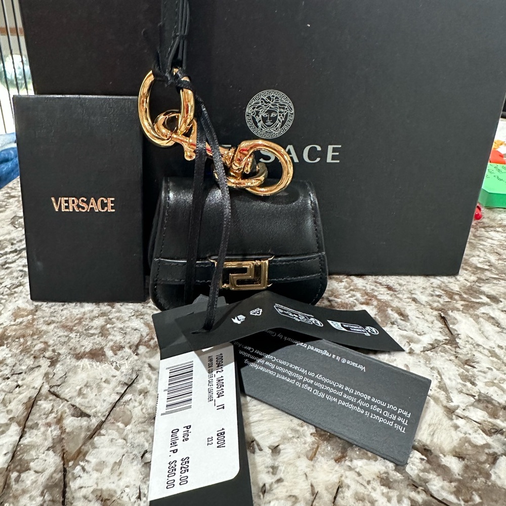 Versace Black AirPod pro case